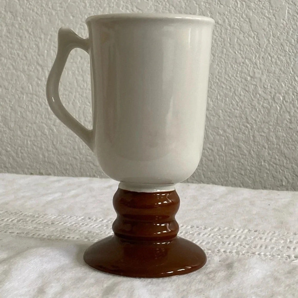 Vintage 1970's 3 Ceramic Irish Coffee Mugs Made in the USA by HALL 1273 - Picture 3 of 13